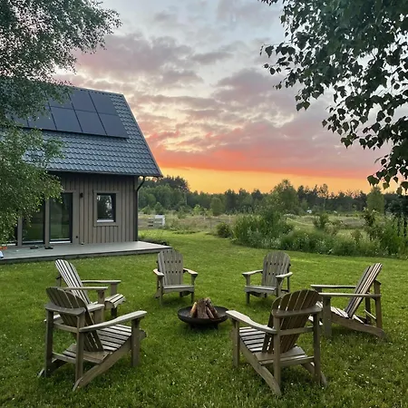 Olpuchove Chwile Drewniany Dom Na Kaszubach Semesterbostad